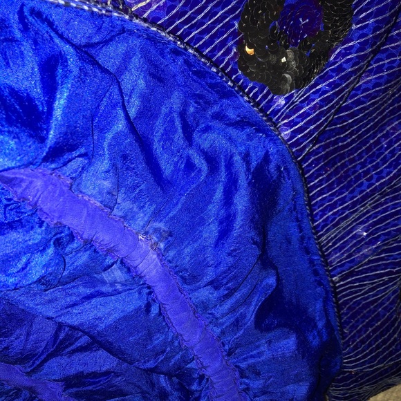 JLB Holiday Sequin Silk Top - Picture 7 of 10